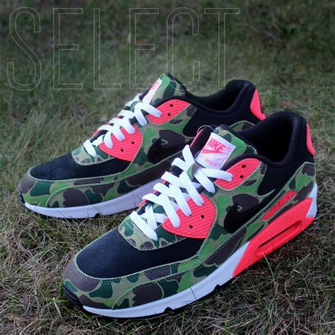 nike air max schwarz weiß camo|Nike Air Max 90 premium.